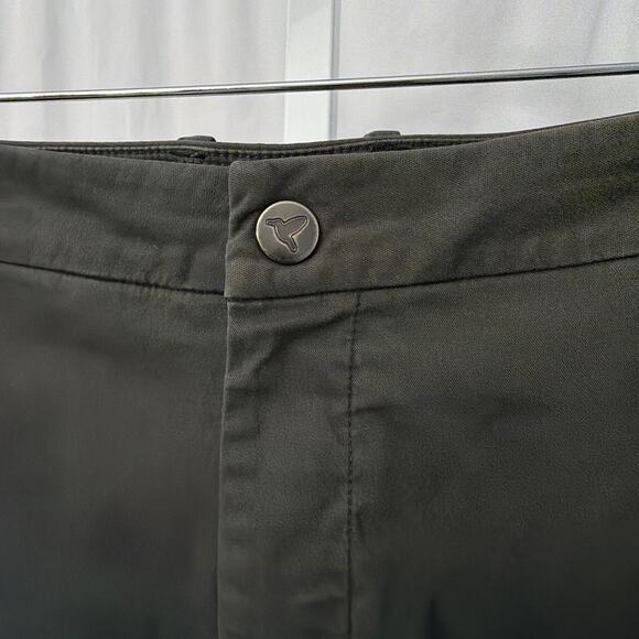 Bird Dogs Pants Mens 36 x 32 Gray Lined Performance Stretch Athletic Chino Golf - Picture 5 of 11